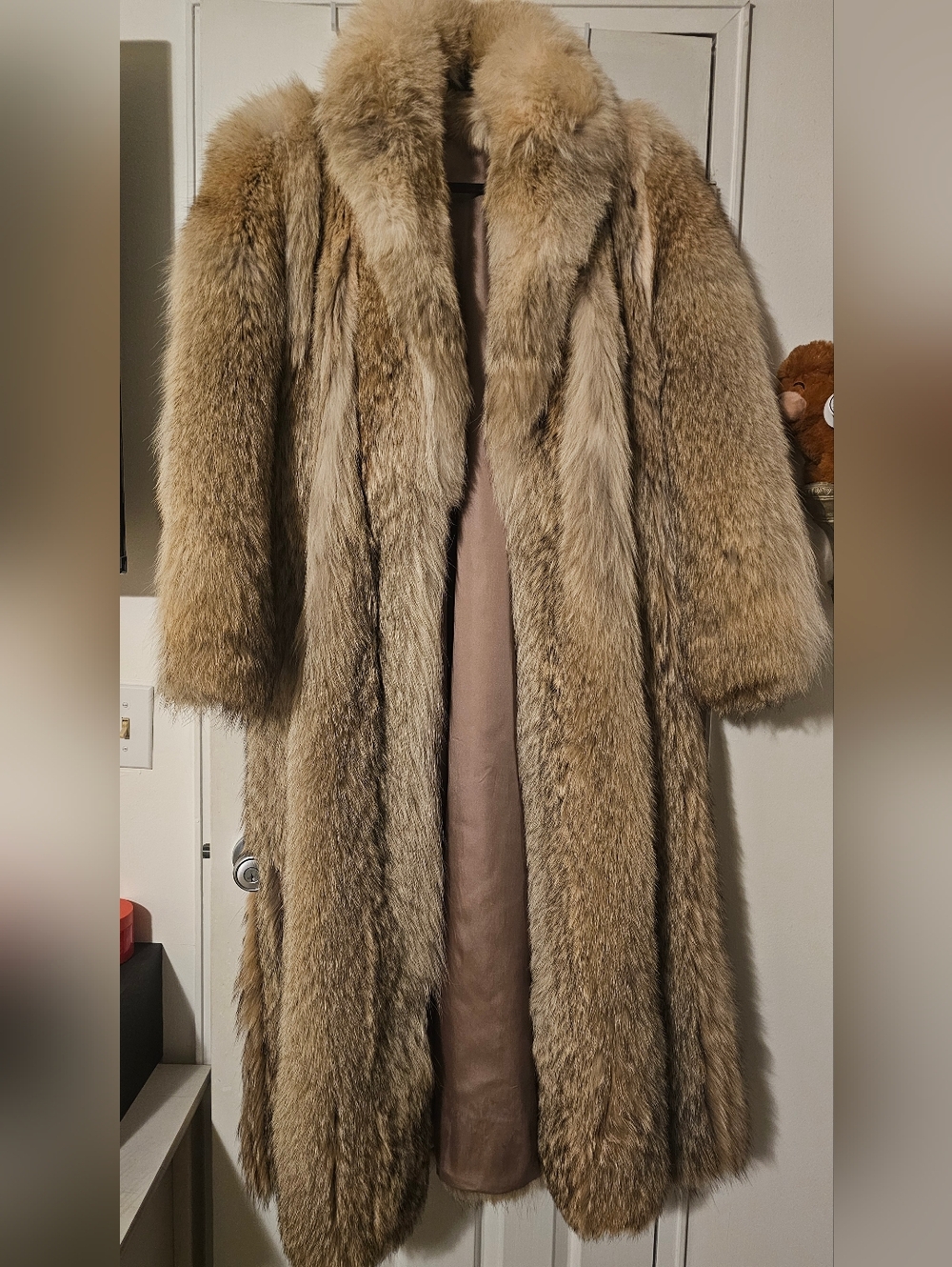Full Length Coyote Fur Coat
